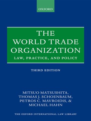 cover image of The World Trade Organization